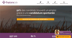 Desktop Screenshot of explorajob.fr